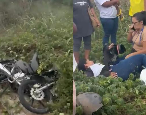 Motociclista fica ferida após colisão com caminhão na BR-316 em Teresina