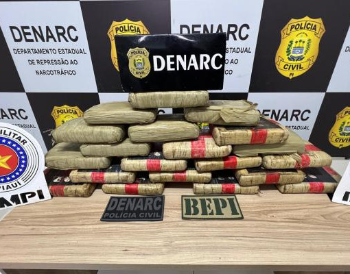 Polícia intercepta carga de maconha  que abasteceria tráfico em Teresina