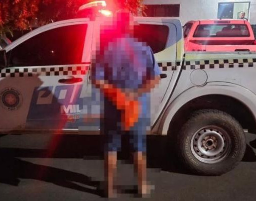 Idoso é preso após ameaçar e perseguir enteada em zona rural de Pio IX