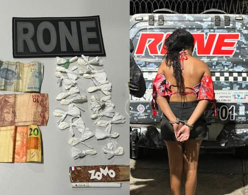 Mulher é presa com cocaína durante ação policial na zona Norte de Teresina