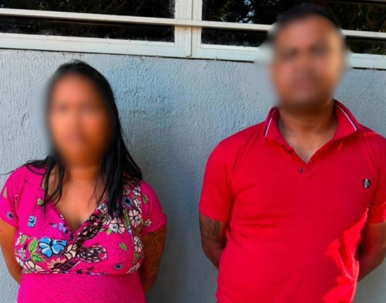 Casal do tráfico é preso no 