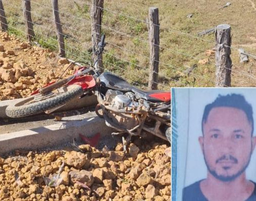 Motociclista morre após perder controle da moto e atingir cerca  em Juazeiro do Piauí