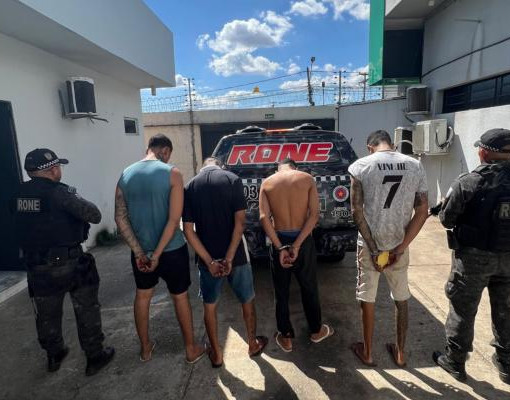 Quatro homens são presos com arma de fogo e drogas na zona Norte de Teresina