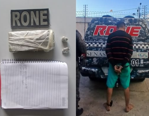 Suspeito é preso com drogas após fuga de grupo durante abordagem policial em Teresina
