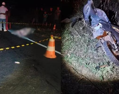 Mulher morre após caminhonete atingir moto e motorista fugir no interior do Piauí