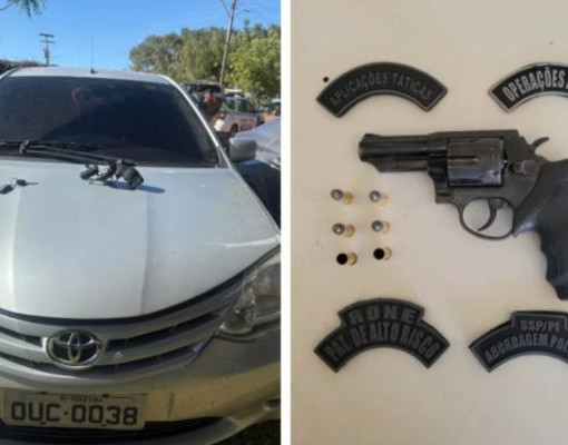 Dupla é presa com revólver após denúncia de tiros em barragem no interior do Piauí