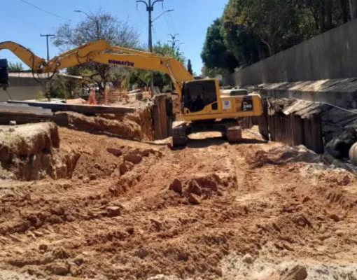 Obras na Galeria P-10 mantêm Avenida Gil Martins interditada por 60 dias