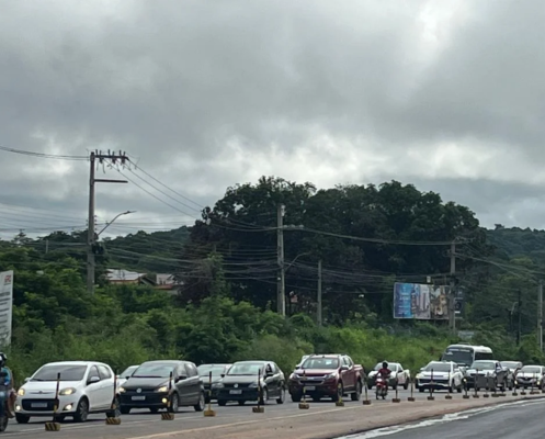Acidente com motociclista é registrado na BR-343, próximo à Rodoviária de Teresina