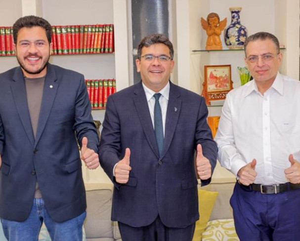 Fotinha de Gessivaldo com Rafael não garante apoio nem permanência no Republicanos