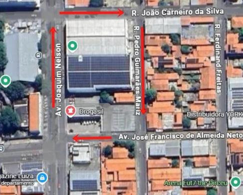 Trânsito no Dirceu passa por mudanças com semáforos e novo sentido de vias