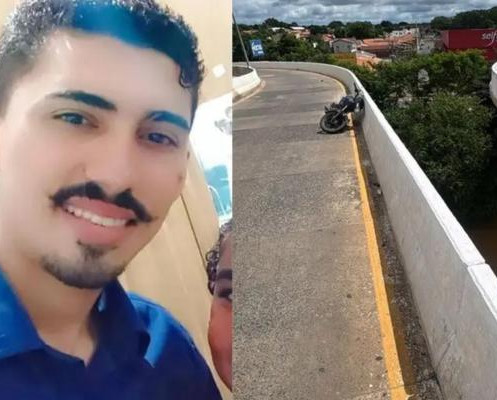 Motociclista cai da Ponte da Amizade e desaparece após acidente é identificado