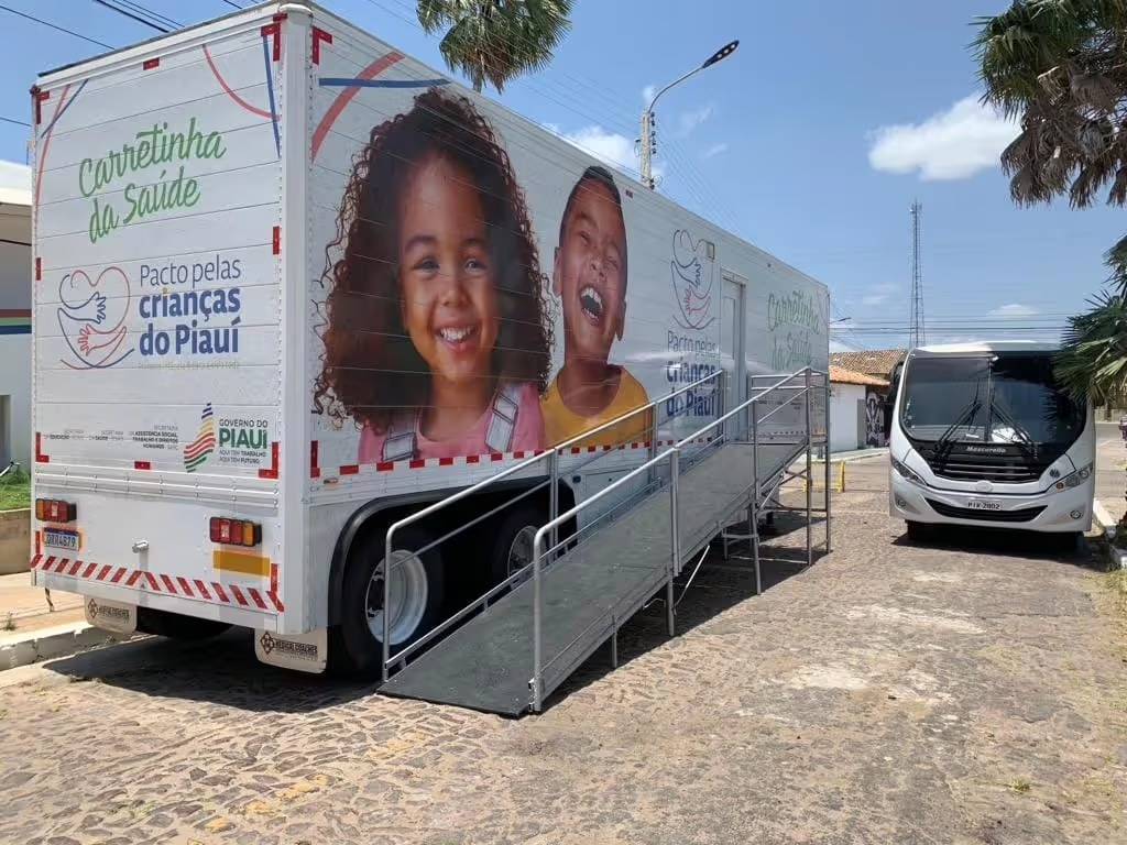 Projeto Carretinha da Saúde já atendeu mais de 9 mil crianças em 15 municípios piauienses