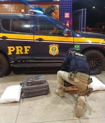 Passageira é presa com mais de 24 kg de maconha em ônibus no Piauí