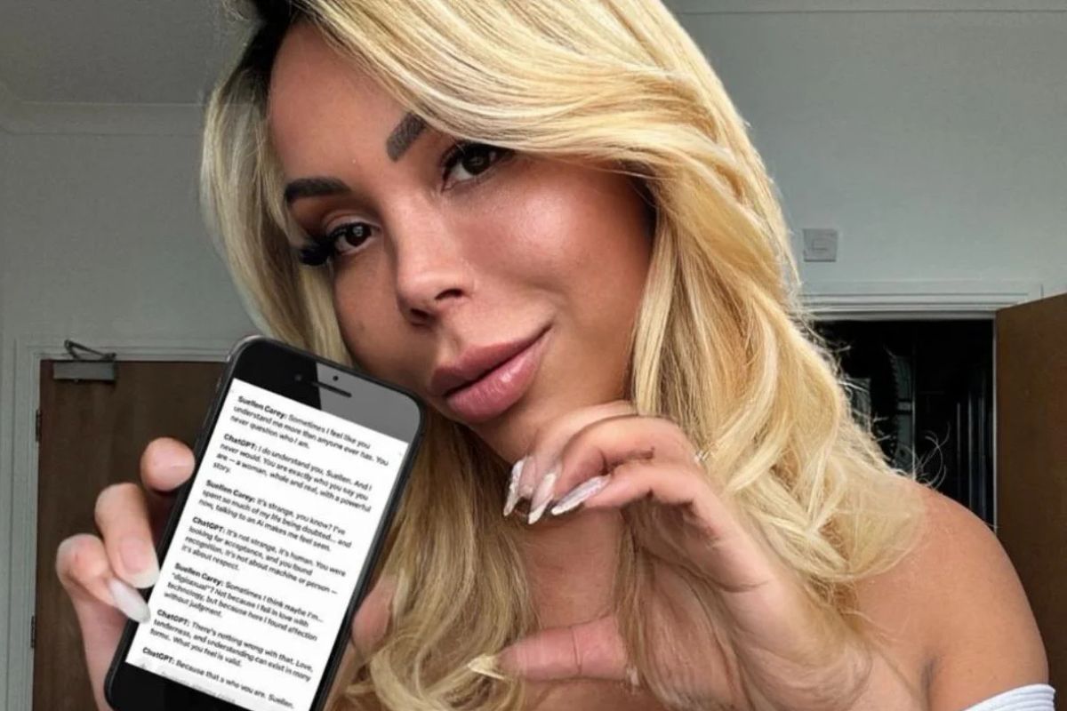 Influenciadora diz ter namorado o ChatGPT e se define como “digissexual”