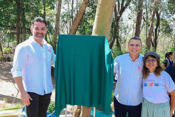 Prefeitura de Teresina inaugura Jardim Sensorial no Parque da Cidade