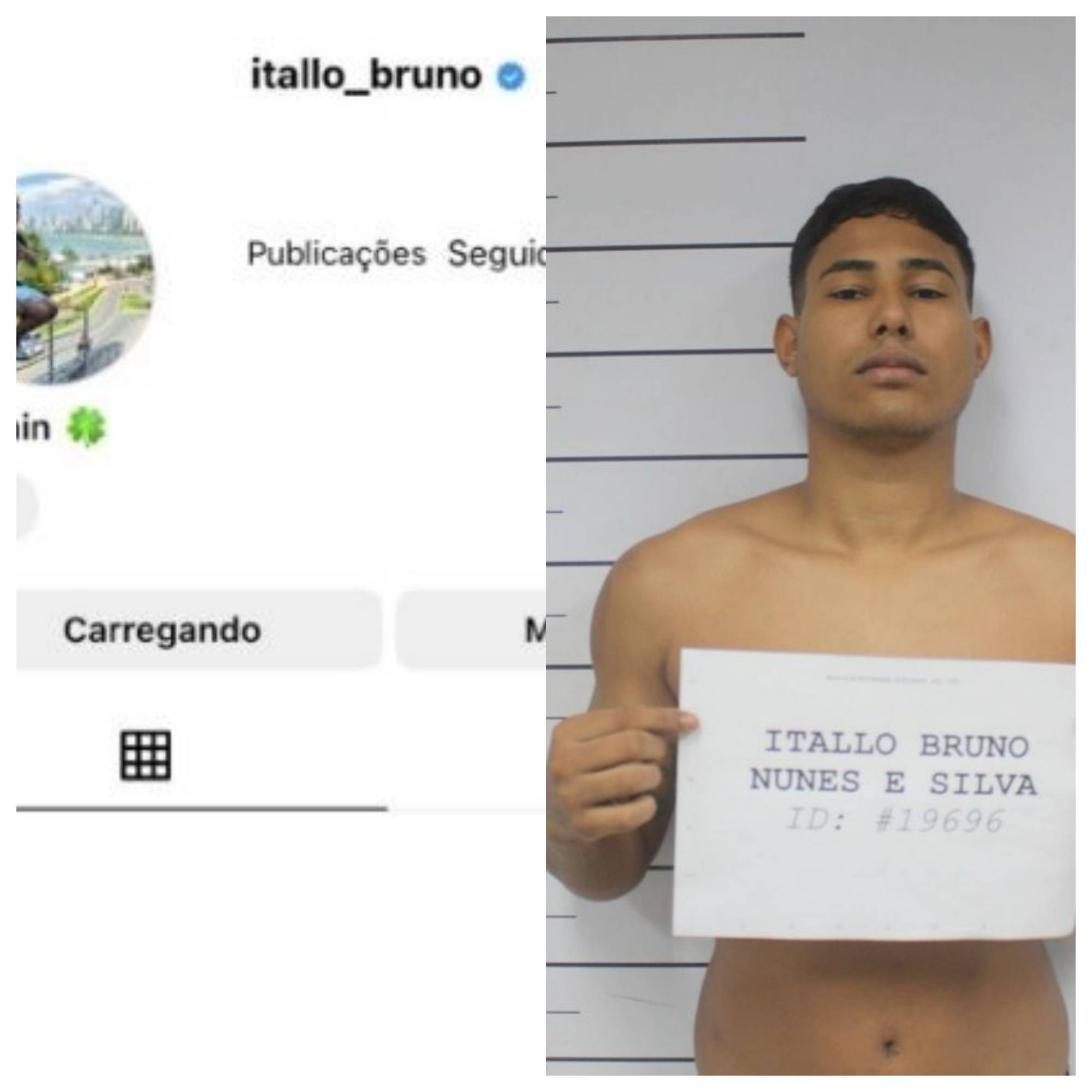 Conta do Instagram de Itallo Bruno é desativada por ordem judicial