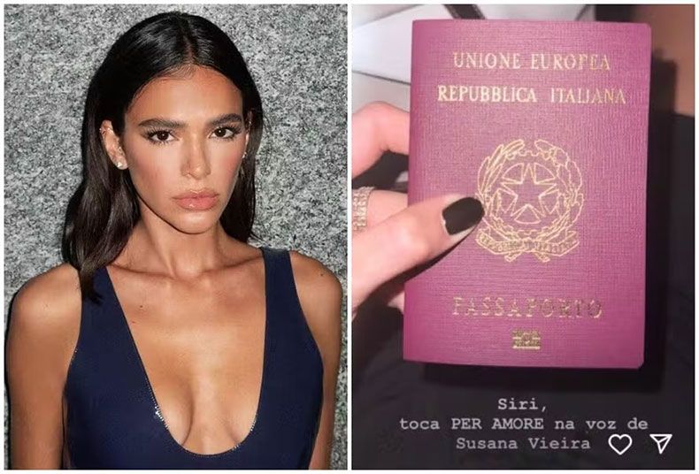 Bruna Marquezine vira cidadã italiana e exibe passaporte aos fãs