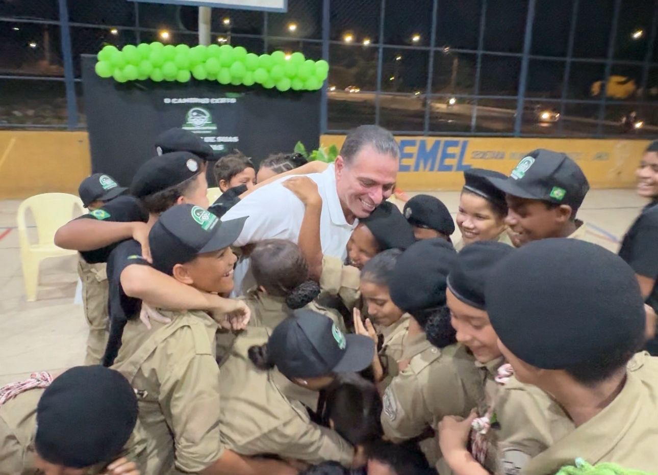 Deputado Gessivaldo participa do encerramento do ano letivo do Pelotão Mirim no Parque Rodoviário