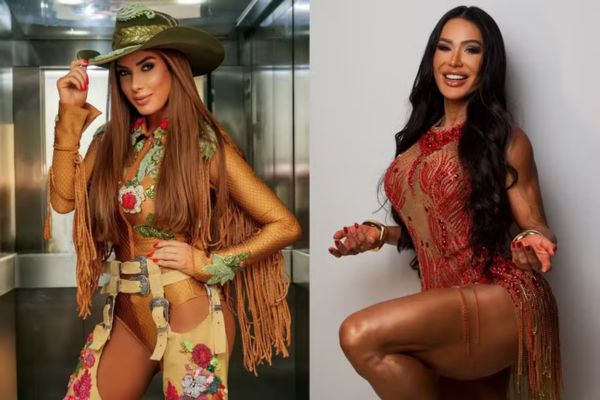 Treta antiga volta à tona: Nicole Bahls e Gracyanne Barbosa seguem sem se falar