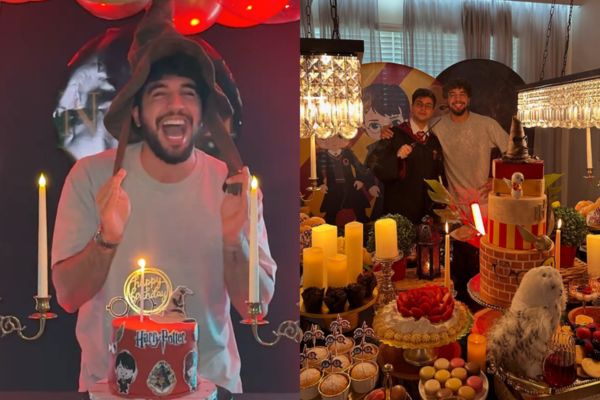 Nattan faz 27 anos e ganha festa com tema de Harry Potter em Orlando