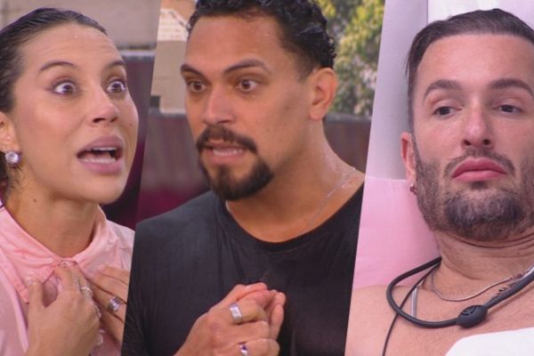 Madrugada tem discussão entre Vinícius e Renata depois do sincerão