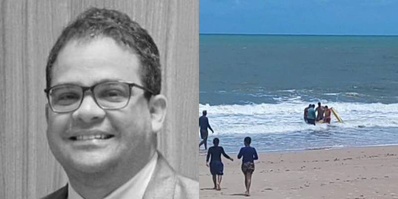 TRISTEZA: Juiz do Piauí morre afogado durante banho em praia na Paraíba