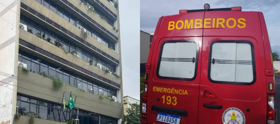 Homem fica ferido após transformador explodir em prédio do Governo do Piauí