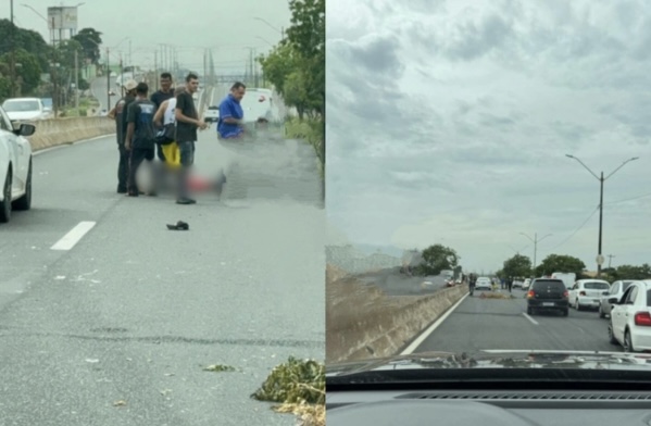 Homem morre atropelado ao tentar atravessar a BR-316 na saída de Teresina