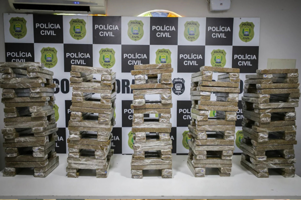 Droga avaliada em R$ 2 milhões seria enviada ao Comando Vermelho no Piauí, afirma DRACO