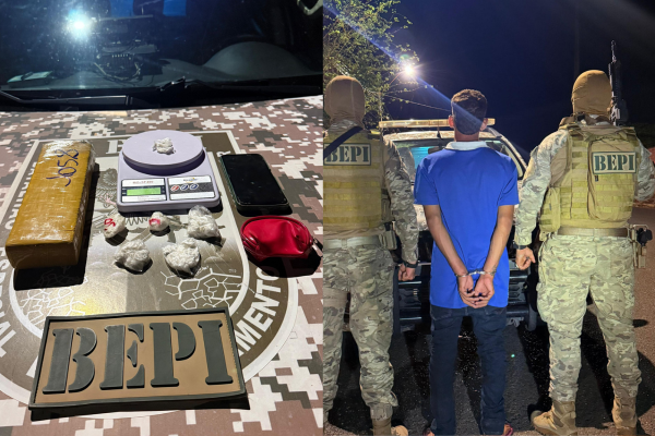 Jovem é detido após ser pego com  drogas  durante ação no Torquato Neto