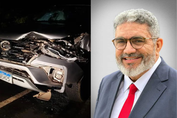 Secretário de Saúde do Piauí colide com animal em acidente na rodovia PI-143