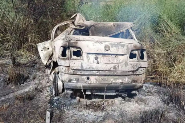 Acidente na BR-135 deixa quatro jovens piauienses carbonizados