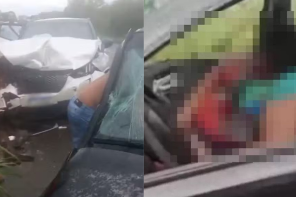 Mulher morre em colisão durante ultrapassagem na BR-343