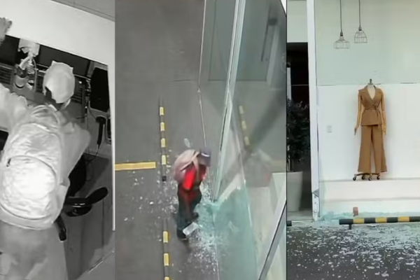 Arrombadores furtam loja a poucos metros de delegacia no Centro de Teresina