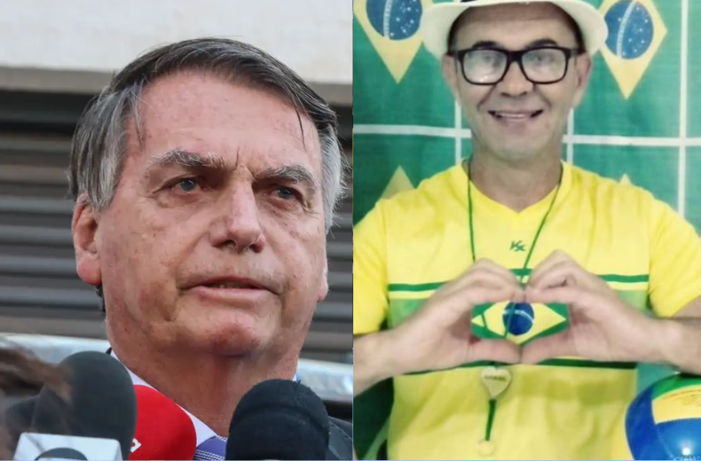 Bolsonaro sobre homem que se explodiu no STF: “Maluco”