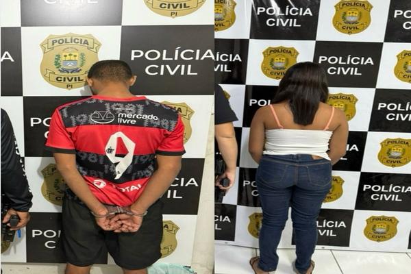 Casal suspeito de roubo é preso em Teresina pela Polícia Civil