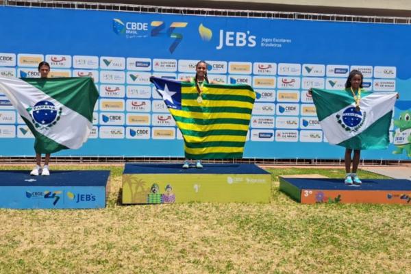 Piauiense Yasmin Cruz é campeã brasileira nos Jogos Escolares 2025