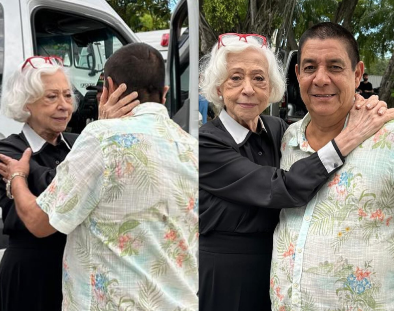 Fernanda Montenegro tira foto ao lado de Zeca Pagodinho e agita web