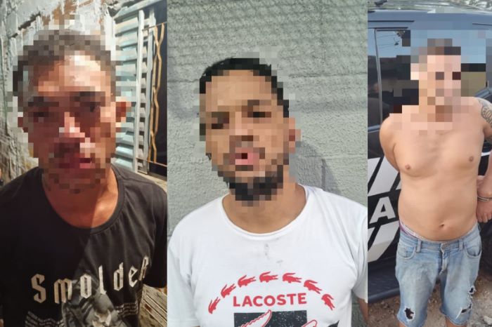 Três criminosos são capturados pela DEOP na zona Leste de Teresina