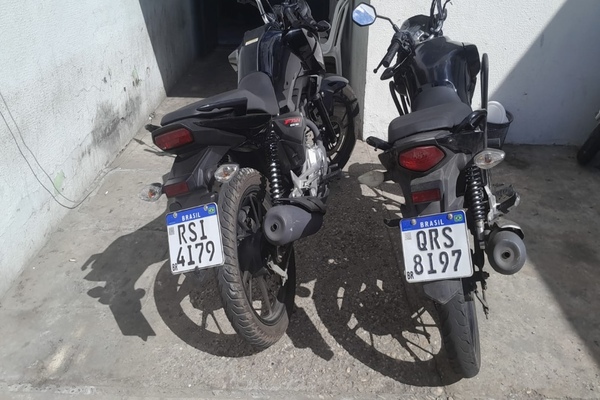Trio é preso  com motos furtadas no Parque Jurema, em Teresina