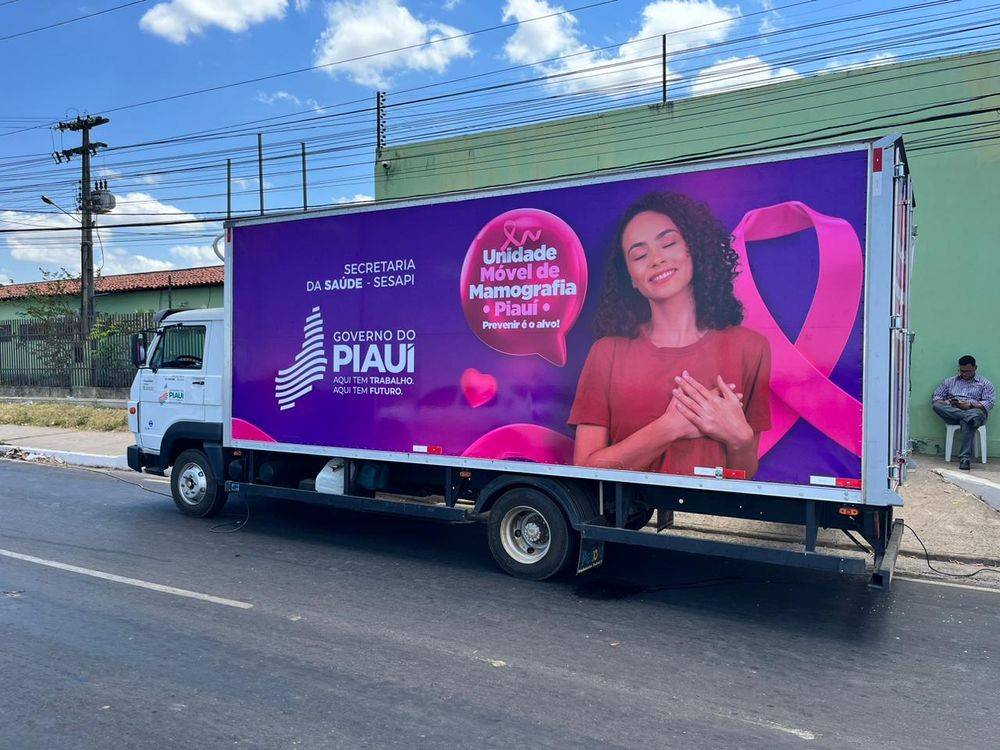 Caminhão da Mamografia inicia atendimento na zona Sudeste de Teresina nesta quinta (23)