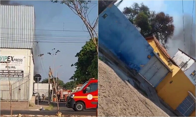 Incêndio atinge quatro distribuidoras na zona Sul de Teresina