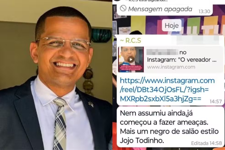 Vereador Ismael Silva é alvo de racismo e registra B.O