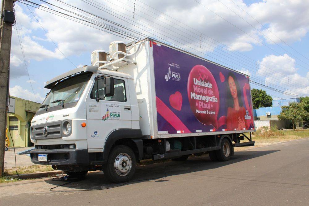 Caminhão da Mamografia realiza atendimentos na Penitenciária Feminina de Teresina nesta sexta-feira