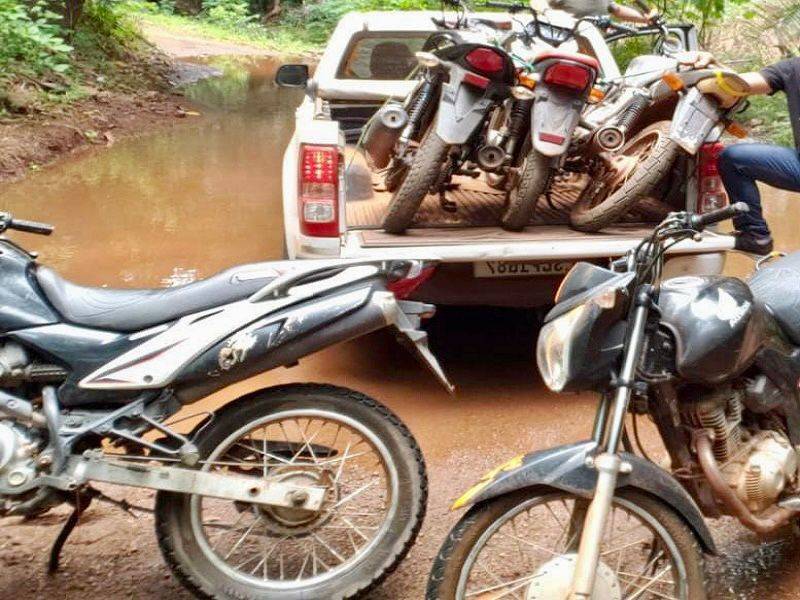 Polícia Civil recupera 8 motocicletas furtadas/roubadas na região de Oeiras