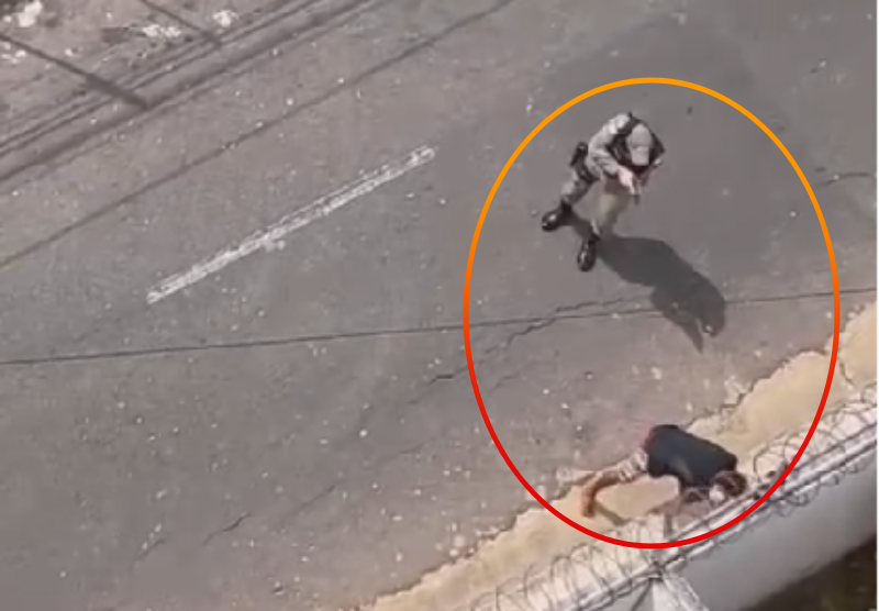 Policiais flagram assalto e prendem bandido no bairro Ilhotas; veja vídeo