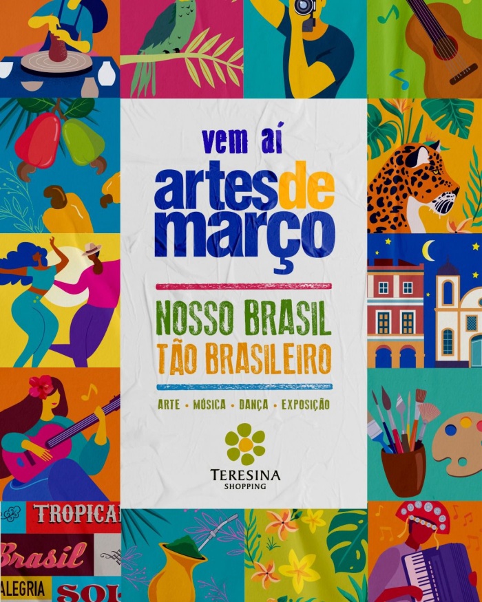 Artes de Março começa dia 4 e traz brasilidades como tema em 2024