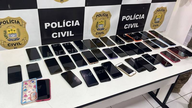 Mulher é presa com 43 celulares roubados em festa em José de Freitas