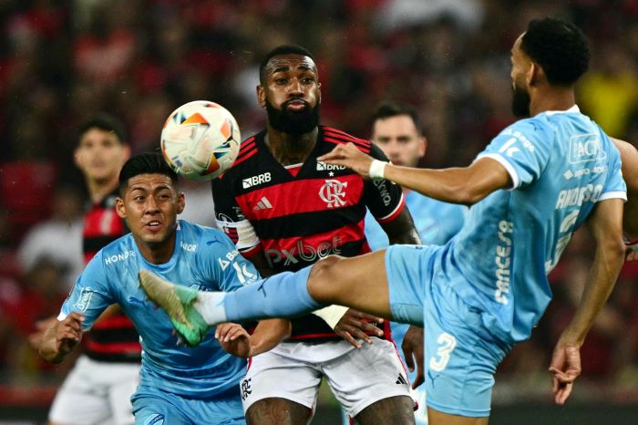 Flamengo vence Bolívar por 2 a 0 no Maracanã e leva vantagem para o jogo de volta