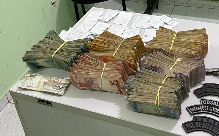 Assaltante é preso pela PM após roubar quase R$ 100 mil em Parnaíba